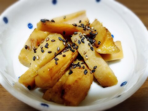 さつま芋とレンコンのきんぴら☆ すき焼きのタレで！